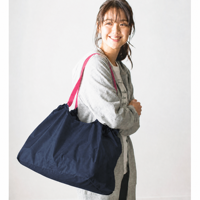 Sac de courses pliable réutilisable en polyester 210D jaune moyen MY008, grande capacité, sac fourre-tout pour épicerie, léger et écologique