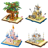 Venta caliente Harris Building Blocks Toy Gift Kits para niños Secret Castles Books Plastic 3D Castles Book Toy