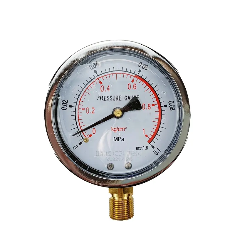 Manometro a manometro a pressione per olio mini manometro differenziale per aria