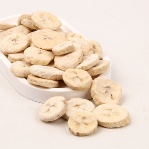 Hữu Cơ ISO bán buôn không có chất phụ gia nhà máy giá chất lượng cao đóng băng khô Chuối Lát đông lạnh trái cây khô Snack FD trái cây lát - Product Image 2