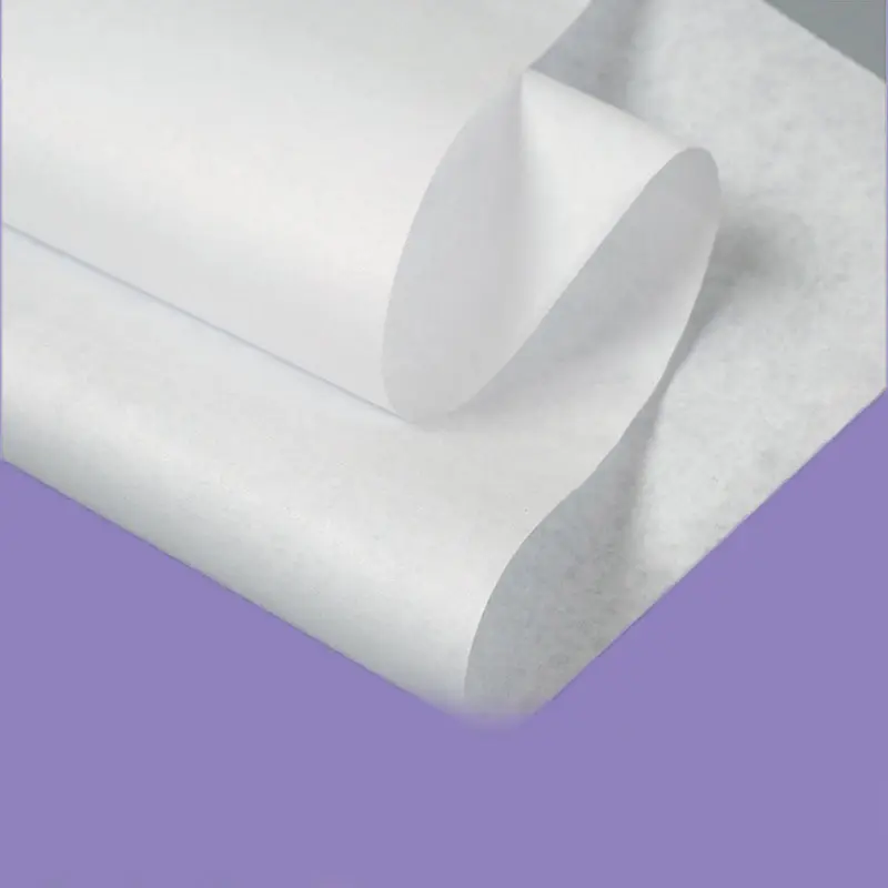 衣類フラワーギフト用リバーシブル環境にやさしいホワイトカスタムプリントプレーンティッシュ包装紙