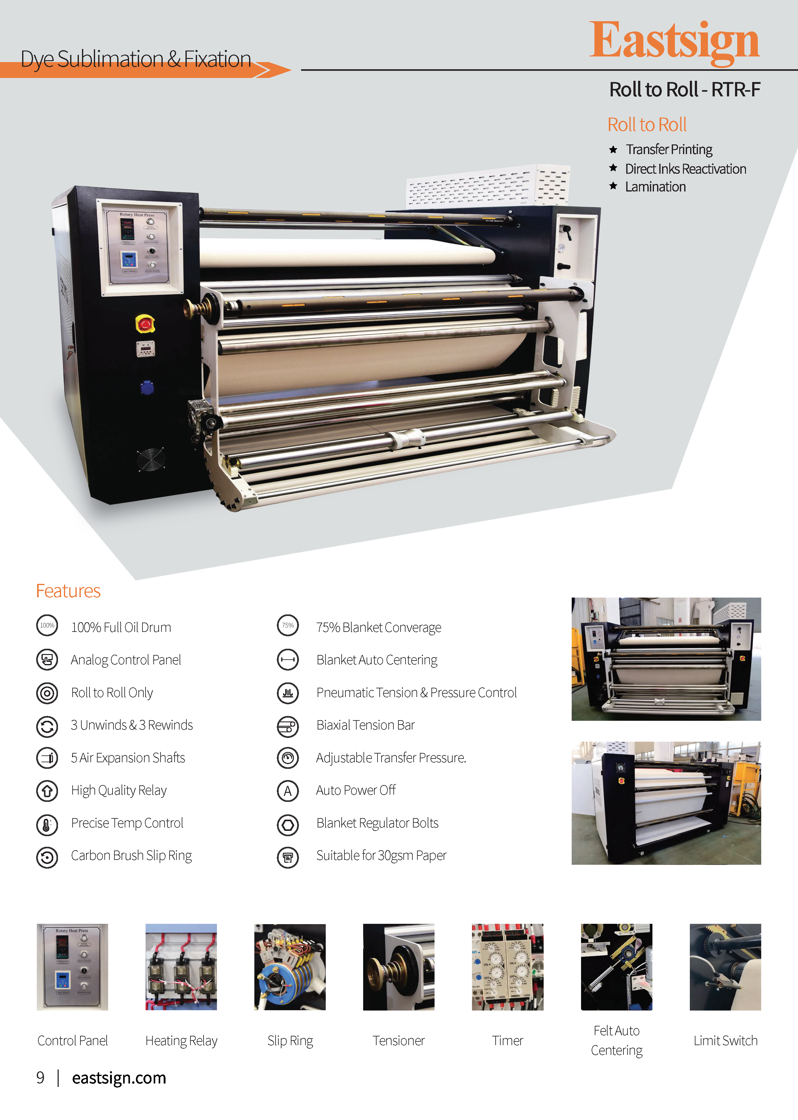 Eastsign Rotary Heat Press Machines - Efficient Printing