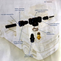 93150016 93160016 Modulares Rohrfitting-Gewindeanschlussteil für LKW-Luftbremsen-Pneumatikverbinder Passender Schraubanschluss
