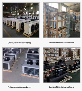 Unidad de refrigeración de almacenamiento de cámara frigorífica Condensador 5P Radiador de evaporador con aletas de agua fría refrigerado por aire - Product Image 6