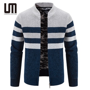 Liu Ming svendita prodotti caldi autunno inverno Casual da uomo in pile caldo <span class=keywords><strong>Cardigan</strong></span> maglioni in maglia <span class=keywords><strong>Slim</strong></span> <span class=keywords><strong>Fit</strong></span> - Product Image 1