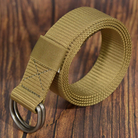 Ceintures en nylon résistantes à l'usure de haute qualité pour hommes et femmes, style web, double boucle robuste et durable, ceinture tactique pour femmes