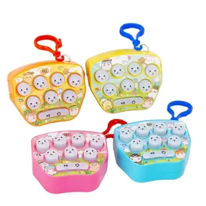 Hot selling mini handheld game console wholesale cartoon pattern mouse electronic luminous toy portable game console