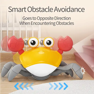 CPC CE ABS Plastic Educational Crawling Crab <b>Toy</b> with Music & <b>Sensory</b> Features <b>for</b> 5-7 Year Olds-Interactive Walking & Dancing - Product Image 4