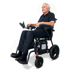 Silla de Ruedas Eléctrica Plegable Ultraligera y Económica KSM-506P, Batería de Litio de 6A/10A, Silla de Ruedas Motorizada Portátil para Personas con Discapacidad - Product Image 4