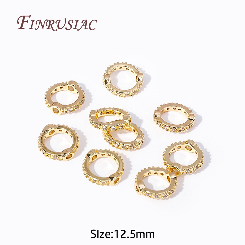 18k gold plated-12.5mm