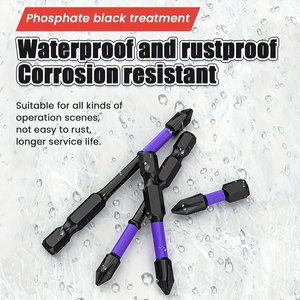 Juego <span class=keywords><strong>de</strong></span> Puntas Magnéticas para Destornillador Phillips <span class=keywords><strong>de</strong></span> Alta Dureza, Antideslizantes y Resistentes a Impactos, para Uso Industrial y Doméstico - Product Image 2