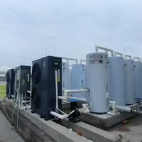 Chauffe-eau à pompe à chaleur air-eau, alimentation solaire/électrique/gaz/batterie, réservoir thermosiphon en acier inoxydable