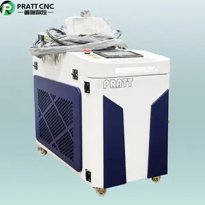 Pratt CNC 2024 nouvelle machine de nettoyage au laser pour métaux d'élimination de la rouille 3 en 1 machine de nettoyage au laser élimination de la rouille pour le métal