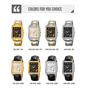 SKMEI 2339, superventas, nueva llegada, Relojes personalizados con su logotipo, reloj de pulsera de negocios para hombres, correa de acero, hora - Product Image 2