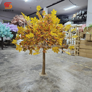 Árbol de Banyan Artificial Dorado Personalizado, de Tamaño a Medida, con Corona Completa de Hojas de Ficus, Árbol de los Deseos, Decoración para Bodas y Hoteles - Product Image 4
