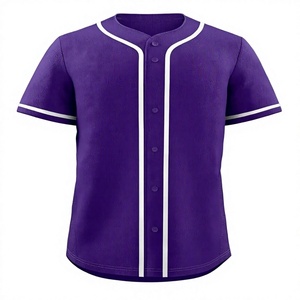 Camiseta de Béisbol Verde de Manga Corta Unisex, Transpirable, de Secado Rápido, Talla Grande, de Poliéster, con Botones al Frente, de Color Sólido, para Todas las Temporadas - Product Image 4