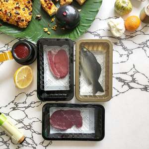 Almohadillas Absorbentes Desechables Ecológicas de Grado Alimenticio, Súper Absorbentes de Agua para Frutas, Mariscos y Carne, para Uso Doméstico y Alimentario - Product Image 1