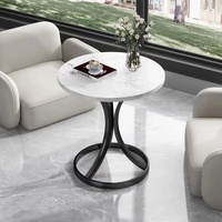 Tables basses en marbre et chêne, style nordique, tables d'appoint, canapé, métal doré, rond, moderne, luxe, ensemble de meubles de salon, tables basses