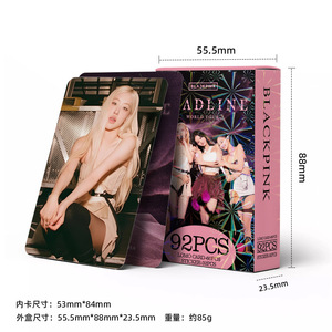 Stock exclusif transfrontalier disponible : 92 photocartes Lomo <span class=keywords><strong>BLACKPINK</strong></span> DEADLINE Tour, articles de collection KPOP pour les fans BLINK - Product Image 5