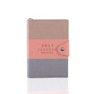Quaderno di Classe alla Moda con Copertina in Tessuto Intrecciato <span class=keywords><strong>a</strong></span> <span class=keywords><strong>Blocchi</strong></span> di Colore, Diario Portatile da Viaggio, Blocco Note Quotidiano per Studenti - Product Image 1