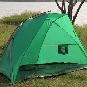Carpa Familiar Simple de Una Habitación, de Tela Oxford, para 2 Personas, Impermeable, Ecológica, Resistente, para Acampar, Pescar, Playa, Uso en Todas las Estaciones - Product Image 3