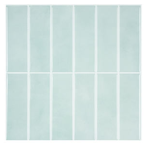 Mint Green Rectangle Stacked Subway <strong>Tile</strong> 3D Self Adhesive Wallpaper Backsplash Vinyl <strong>Stickers</strong> for <strong>Tiles</strong> Bathroom <strong>Kitchen</strong> - Product Image 1