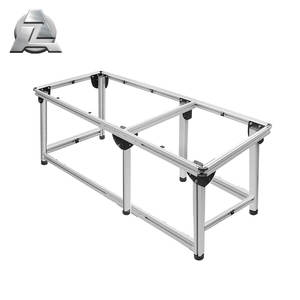 Easy Assembly Silver Anodized Light Weight t Slot Precut <strong>Industrial</strong> <strong>Aluminum</strong> <strong>Profile</strong> - Product Image 1