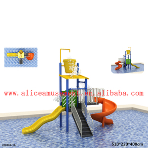 Équipement de jeux aquatiques Glissade en plastique PE pour piscine Aire de jeux - Utilisation résidentielle Parc sportif et jardin Jeux éducatifs en plein air - Product Image 2