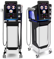 Appareil de dermabrasion multifonctionnel pour le visage, pour un nettoyage en profondeur, l'élimination des points noirs et de l'acné, hydratation et oxygénation du visage