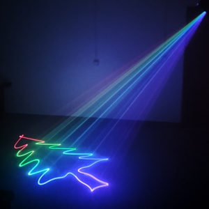 Chuyên nghiệp 500mW RGB DJ điều khiển Disco chùm dòng máy quét chiếu sân khấu đèn laser hiệu ứng cho bên hộp đêm - Product Image 5