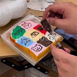 แบบจำลองขนมปังปิ้งเปล่าสำหรับระบายสี งานฝีมือ DIY ของตกแต่งสำหรับกิจกรรมสร้างทีม กิจกรรมร้านเสริมสวย ของตกแต่งร้านเบเกอรี่ ของตกแต่งรูปอาหาร - Product Image 3