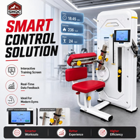 Máquina de Abdominales Inteligente SHQC con Resistencia Motorizada Digital y Pantalla Táctil para Entrenamiento de Core, Equipo de Gimnasio al por Mayor