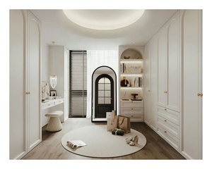 Armoire de luxe modulaire en bois massif, <span class=keywords><strong>design</strong></span> Shaker blanc, en chêne, pour chambre à coucher - Product Image 6
