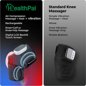 Alat Pijat Kaki dan Lutut Elektrik Pintar Tanpa Kabel, Dapat Diisi Ulang, dengan Kompres Panas untuk Fisioterapi, Mengatasi Radang Sendi, Dilengkapi Pemanas dan Getaran - Product Image 3