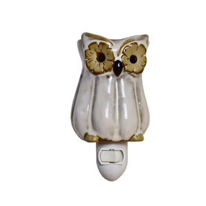 Diffuseur de cire <span class=keywords><strong>Scentsy</strong></span> en forme de hibou, à brancher, en céramique, décoration murale, lampe, brûleur à huile - Product Image 6