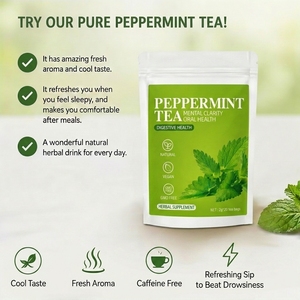 Tisane alla Menta Verde in Bustine Private Label 100% Biologica per il Supporto della Digestione, Alito Fresco e Aumento di Energia - Product Image 5