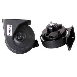 CHSKY 12V klaxon électrique pour <span class=keywords><strong>Audi</strong></span> RS6 voiture escargot Type ABS multi-fonction haut-parleur spécial 110-129db Audio klaxon de voiture - Product Image 1