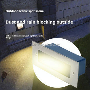Lumière d'escalier en aluminium LED, applique murale encastrée, indice de protection IP62, 3W/5W, lumière électrique résidentielle pour extérieur, chemin de jardin - Product Image 2