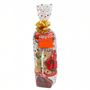 Panier ovale pour la Saint-Valentin avec ours et chocolat, 12 pièces, style classique, coffret cadeau - Product Image 1