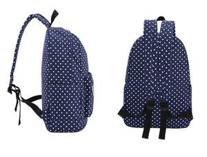 Zaini da donna di nuova moda zaino in tela a pois borsa a tracolla da scuola zaini da viaggio zaini per Laptop ragazze impermeabili JLD - Product Image 3