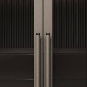 알루미늄 합금 옷장 손잡이 가죽 옷장 도어 핸들 드레서 서랍 주방 침실 창고 거실 - Product Image 2