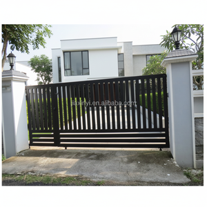 שער כניסה ראשי מעוצב מברזל יצוק, בעיצוב מודרני יוקרתי, לבית או וילה - Product Image 3