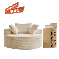 Komprimierbares Ausziehbares Schlafsofa Modulares Ecksofa-Set mit Hochdichte-Schaumstoffpolsterung Platzsparend für Zuhause Hotel Apartment