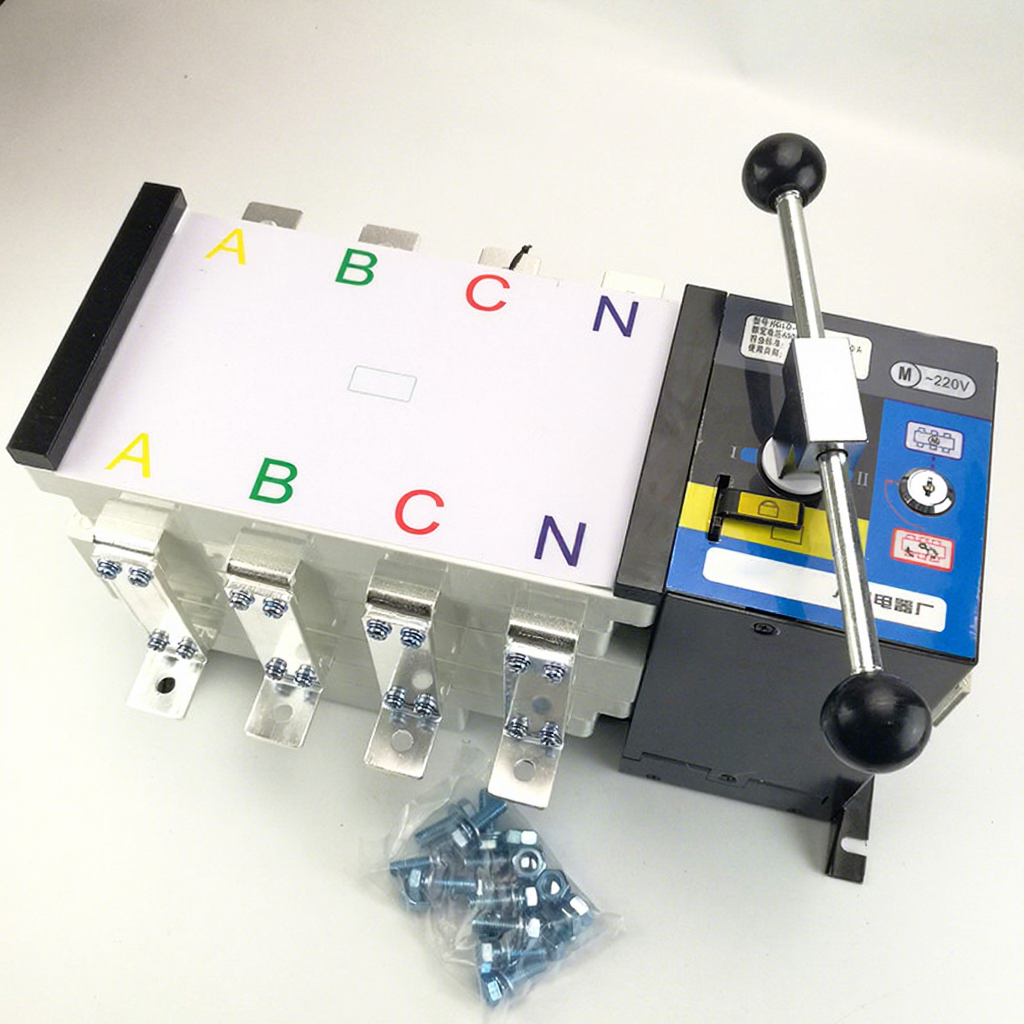 HGLD 630A 500A 4P Automatic Transfer <strong>Switch</strong> PC Class ATS Reliable <strong>Changeover</strong> <strong>Switch</strong> for Industrial <strong>Generator</strong> Solar Power Backup