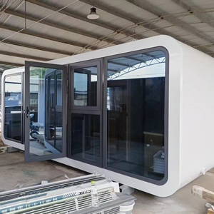 Casa Prefabricada Pequeña y Elegante de 20/40 pies, <span class=keywords><strong>Modular</strong></span>, con un <span class=keywords><strong>Baño</strong></span>, para Uso Doméstico y Comercial, Impermeable, Tipo Cabaña Apple - Product Image 2