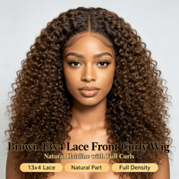 Perruque Lace Front 13x4 en Cheveux Humains Bouclés Profonds, Cheveux Vierges Pré-Pluckés, Ligne de Cheveux Naturelle, Perruques en Dentelle pour Femmes, Vente en Gros