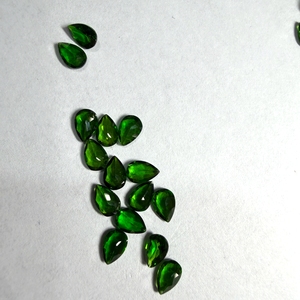 4x6mm Pear Cut Natural Gemstone Diopside <b>Stone</b> Green <b>Gems</b> for Jewelry Making - Product Image 2
