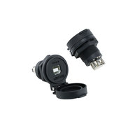 Connecteur Électrique Étanche IP65 Lshitech pour Extérieur, Prise et Fiche Aviation Type B M22mm pour Montage sur Panneau
