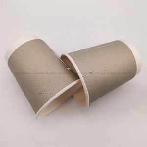 Tazas artesanales de protección térmica fiables rígidas orgánicas de tonos neutros de avena beige cremoso de almendra tostada natural de arena - Product Image 3