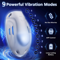 Jouet sexuel masculin vibrant intelligent avec contrôle par application IA, stimulateur de gland, masturbateur masculin, vibrateur d'entraînement pour adultes